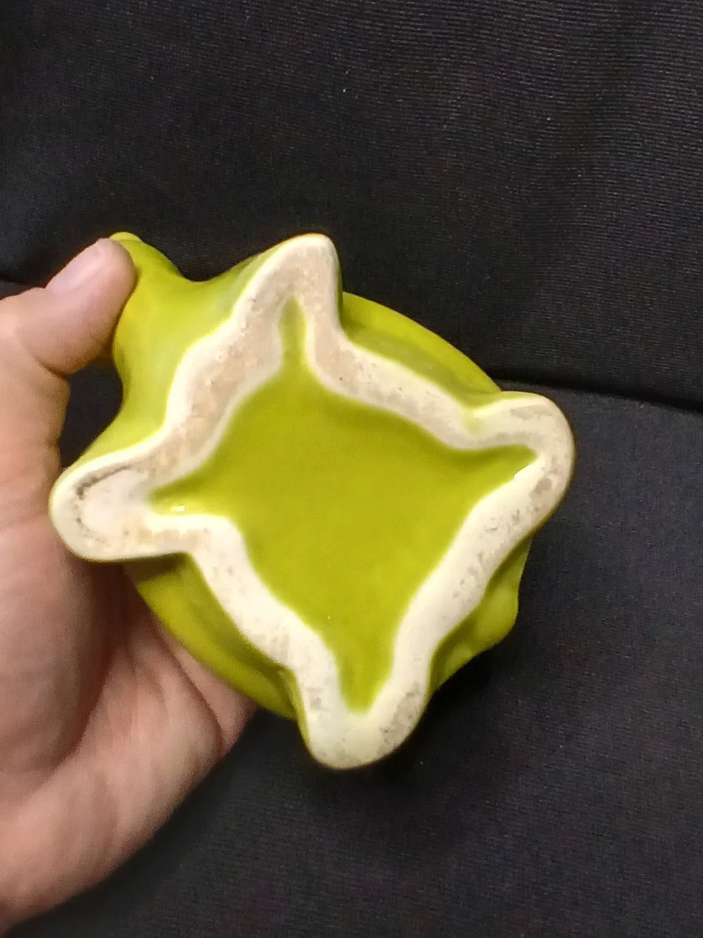 Lime Green Turtle Ceramic Planter for Succulents